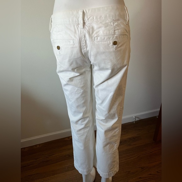 Troy Burch White Cropped wide Leg Pants Size 25 - Picture 6 of 15